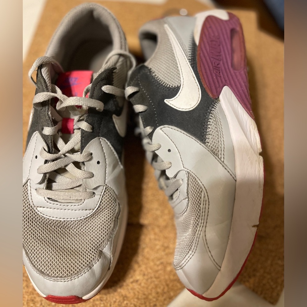Nike 6.5Y Air Max Excee Grey Fog (GS) 
Sneakers Gray Purple Pink CD6894-003 - Picture 7 of 14